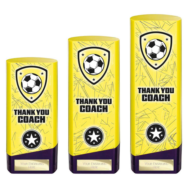 Prime Heavyweight Thank You Coach - Trophies - Prudhoe Rosettes