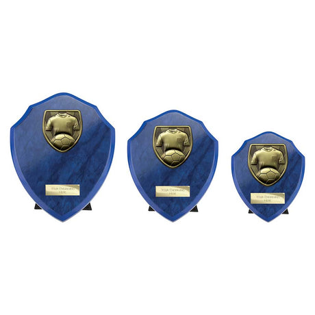 Cobra Shield Football Shirt & Ball Award - Trophies - Prudhoe Rosettes