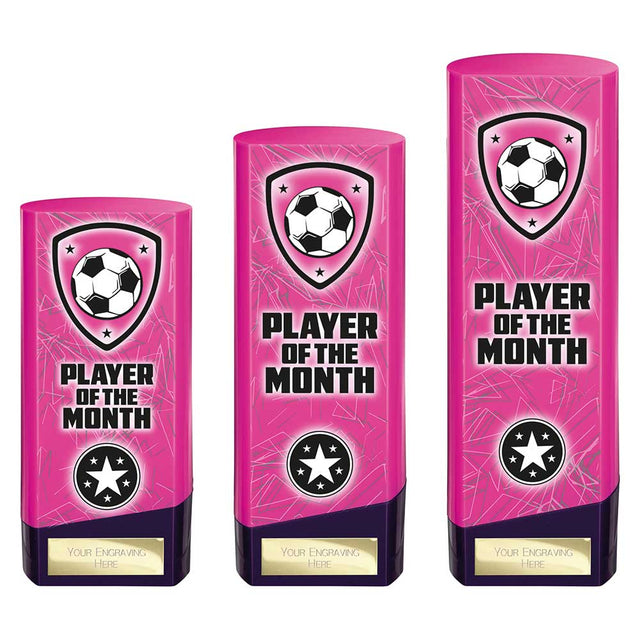 Prime Heavyweight Player of Month - Trophies - Prudhoe Rosettes