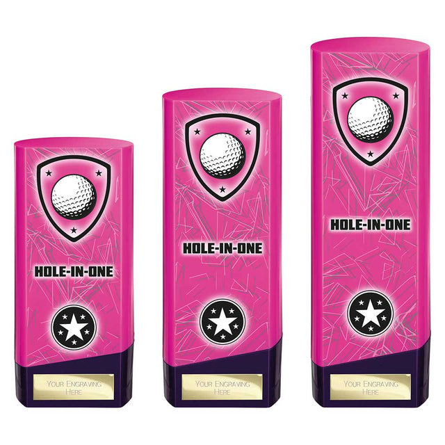 Prime Heavyweight Golf Hole in One - Trophies - Prudhoe Rosettes