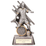 Focus Football Award Antque Silver