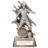 Focus Football Award Antique Silver