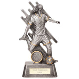 Focus Football Award Antque Silver