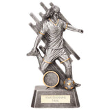 Focus Football Award Antique Silver