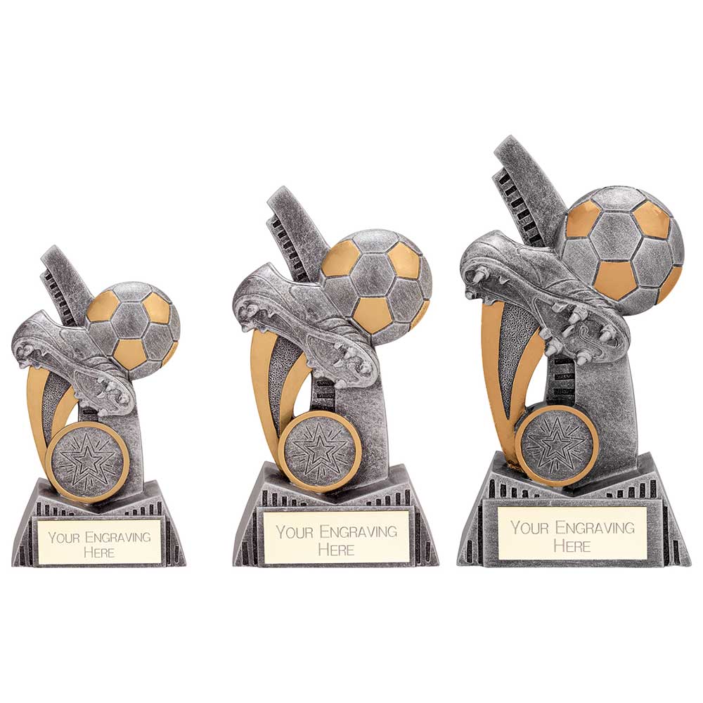 Nemesis Football Boot & Ball Award - Trophies - Prudhoe Rosettes