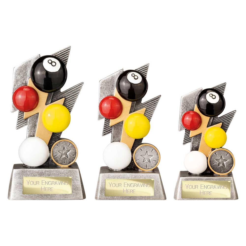 Strike Bolt Pool Award - Trophies - Prudhoe Rosettes