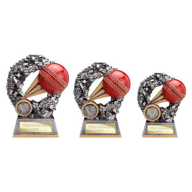 Blast Out Cricket Award - Trophies - Prudhoe Rosettes