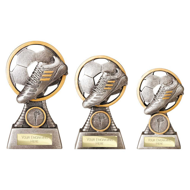 Rogue Football Antique Silver & Gold - Trophies - Prudhoe Rosettes