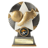 Pulse Star Football Award Antique Silver & Gold