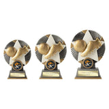 Pulse Star Football Award Antique Silver & Gold