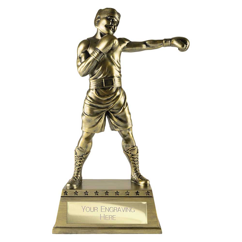The Classic Boxing Award Metallic Antique Gold