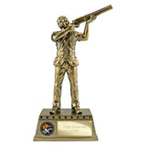 The Classic Shooting Award Metallic Antique Gold