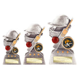 Smash Cricket Award Antique Silver & Gold