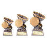 Smash Basketball Award Antique Silver & Gold