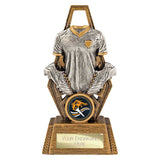 Immense Football Award Antique Silver & Gold
