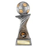 Dynamic Football Award Antique Silver & Gold