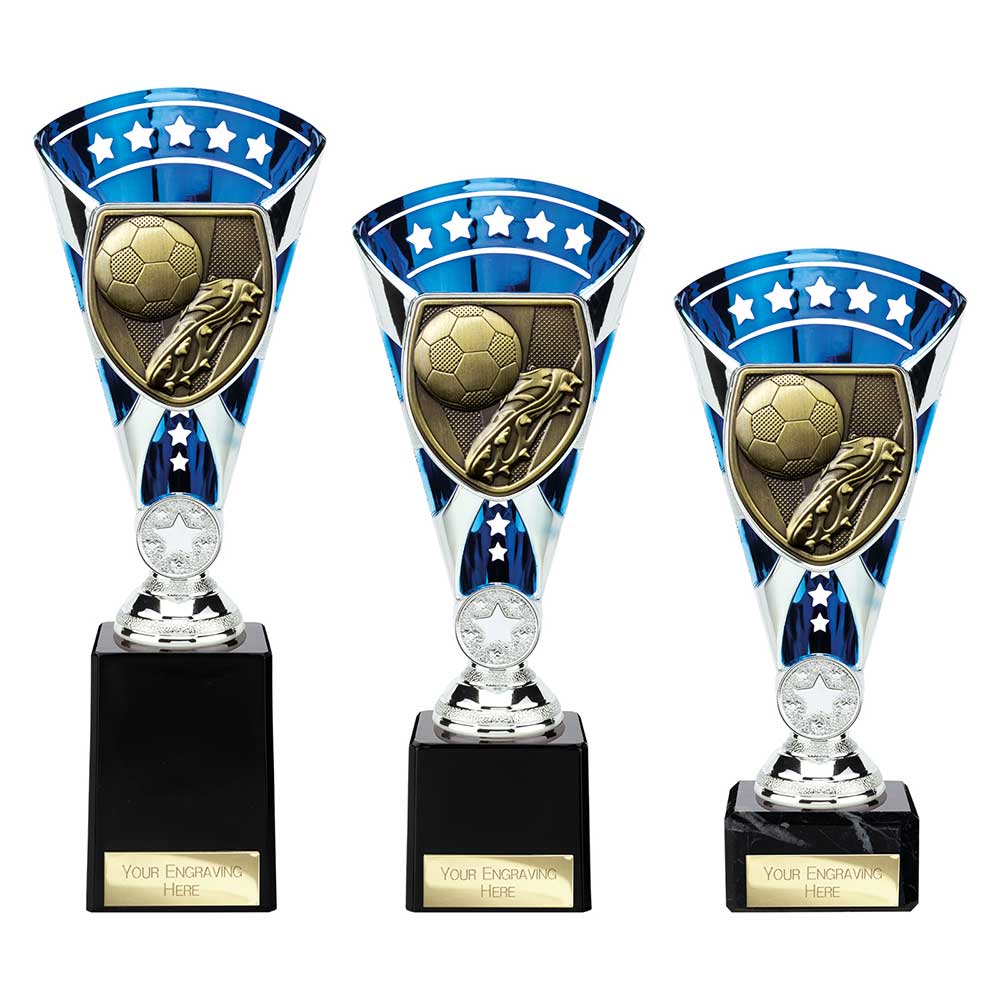Cobra Star Cup Football Boot & Ball - Trophies - Prudhoe Rosettes