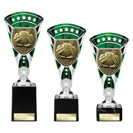 Cobra Star Cup Football Goal Keeper - Trophies - Prudhoe Rosettes