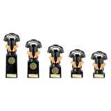 Black Viper Legend Football Strip Award - Trophies - Prudhoe Rosettes