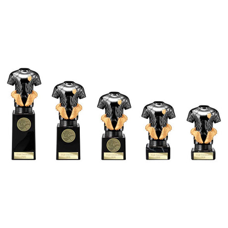 Black Viper Legend Football Strip Award - Trophies - Prudhoe Rosettes