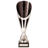 Rising Stars Deluxe Plastic Lazer Cup Silver & Black