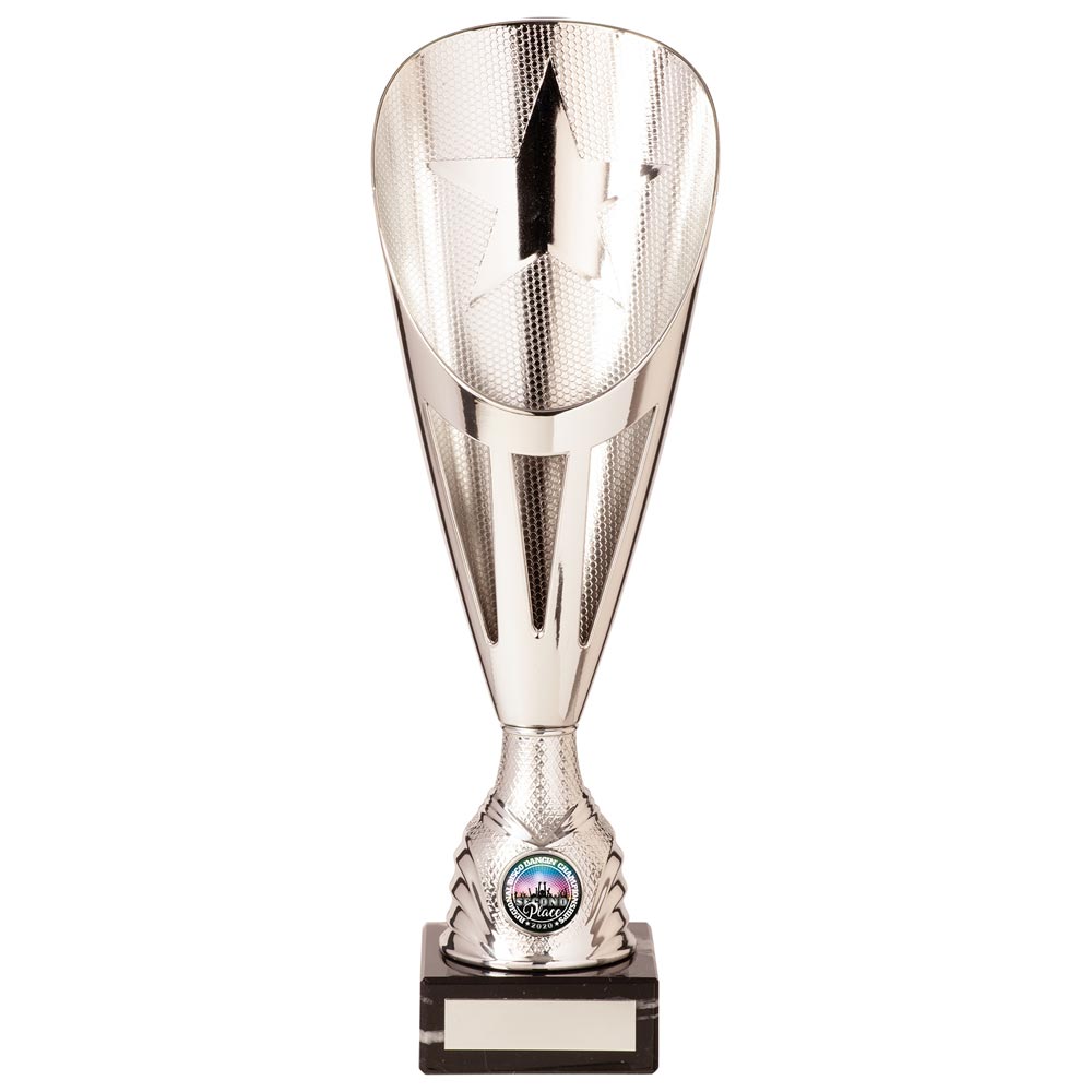 Rising Stars Deluxe Plastic Lazer Cup Silver