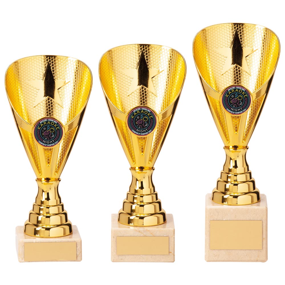 Rising Stars Premium Plastic TrophyGold - Trophies - Prudhoe Rosettes