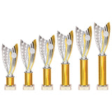 Glamstar Plastic Trophy Gold - Trophies - Prudhoe Rosettes