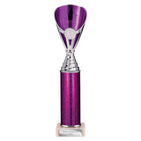 Rising Stars Plastic Trophy Purple