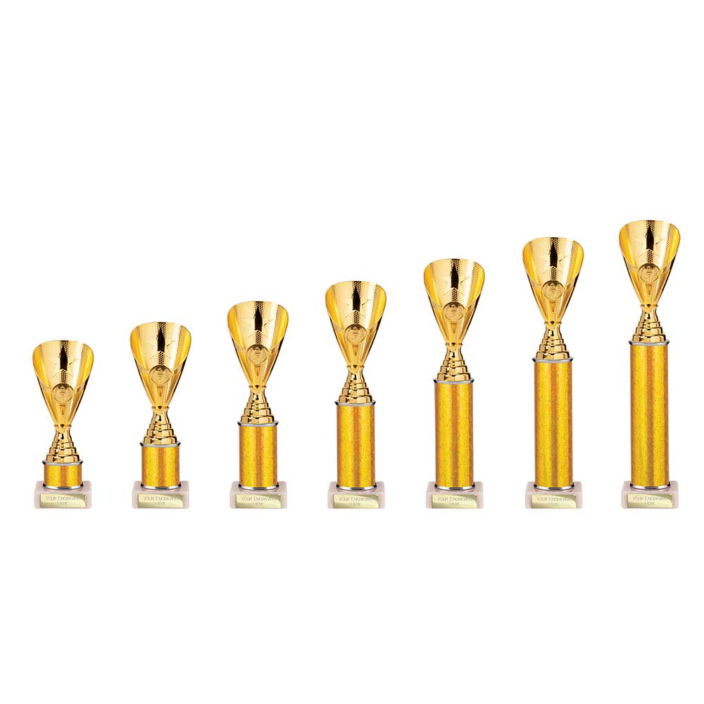 Rising Stars Plastic Trophy Gold - Trophies - Prudhoe Rosettes
