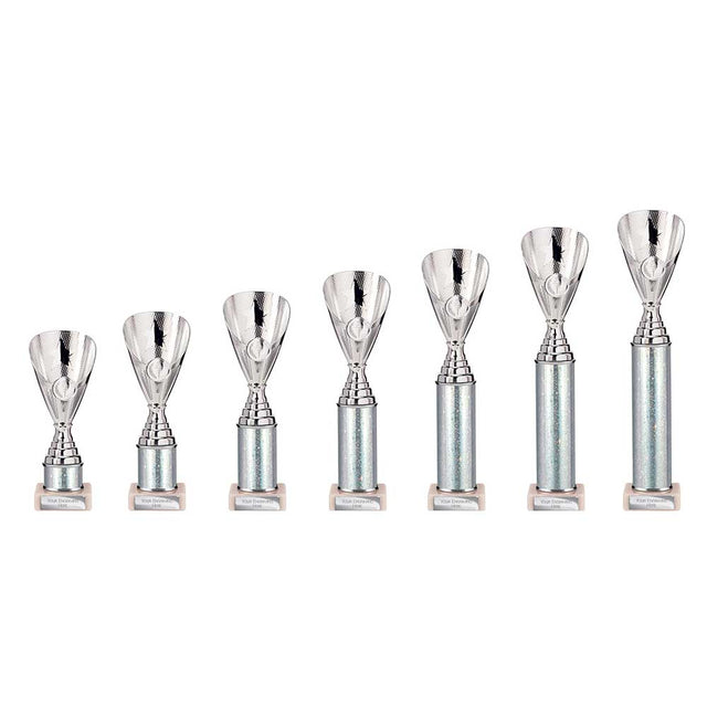Rising Stars Plastic Trophy Silver - Trophies - Prudhoe Rosettes