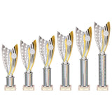 Glamstar Plastic Trophy Silver - Trophies - Prudhoe Rosettes