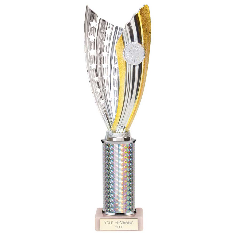 Glamstar Plastic Trophy Silver