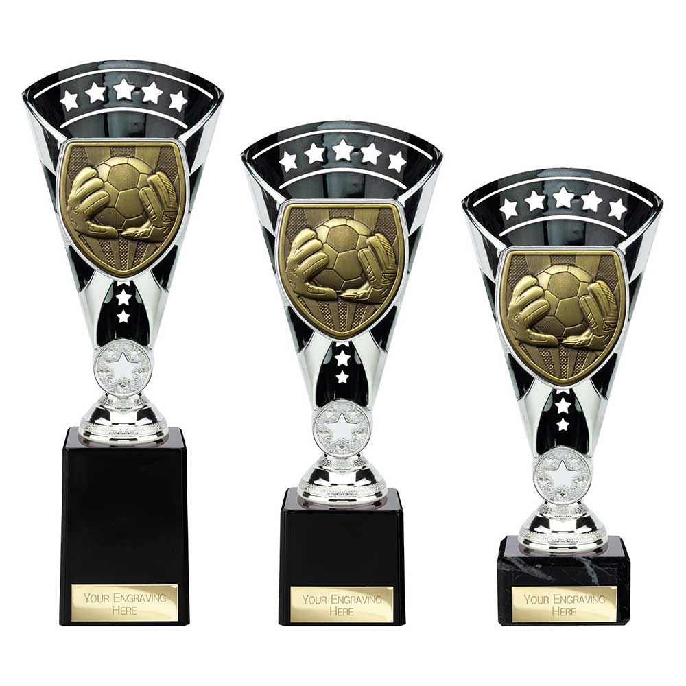 Cobra Star Cup Football Goal Keeper - Trophies - Prudhoe Rosettes