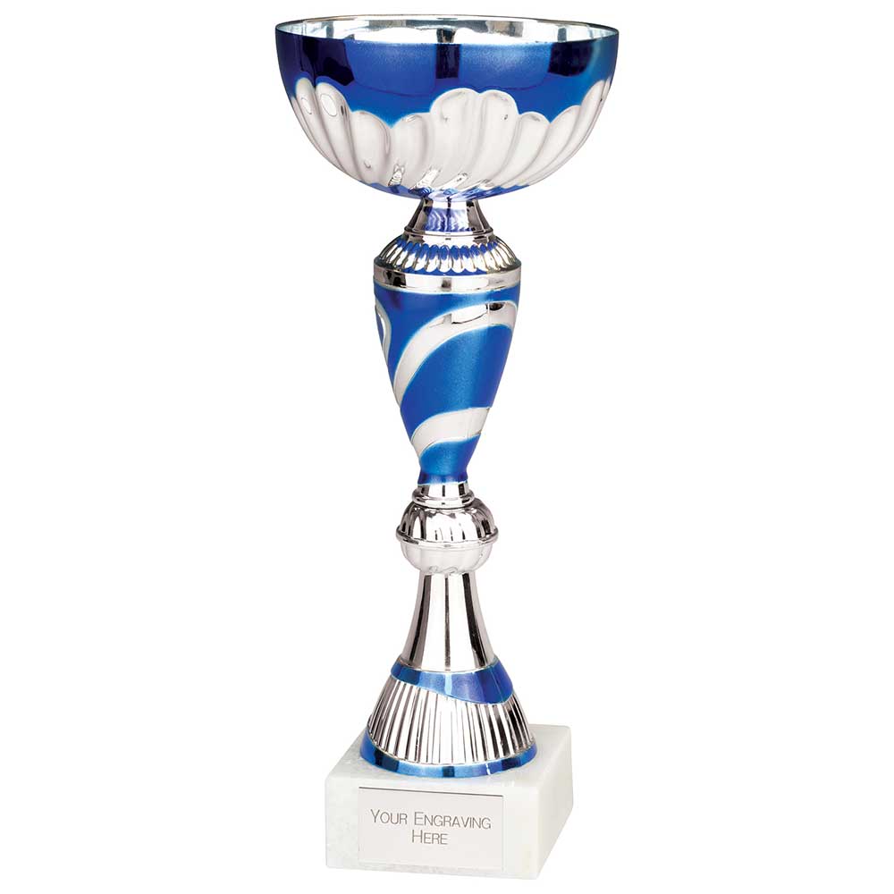 Omega Cup Silver & Blue