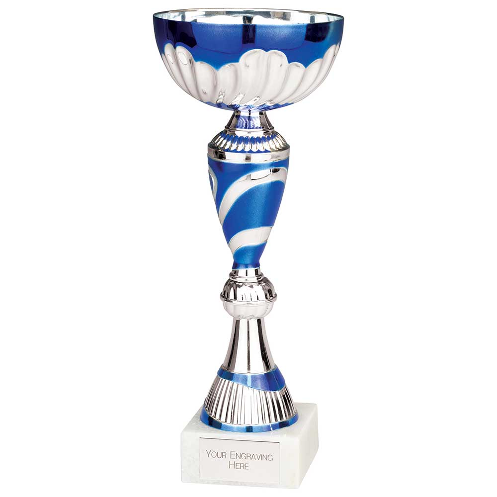Omega Cup Silver & Blue