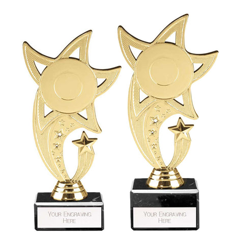 Star Fire Multisport Trophy Gold - Trophies - Prudhoe Rosettes