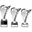 Frenzy Multisport Trophy Silver & Black - Trophies - Prudhoe Rosettes