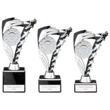Frenzy Multisport Trophy Silver & Black - Trophies - Prudhoe Rosettes