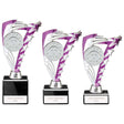 Frenzy Multisport Trophy Silver & Purple - Trophies - Prudhoe Rosettes