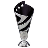 Hurricane Multisport Plastic Cup Silver & Black