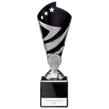 Hurricane Multisport Plastic Cup Silver & Black
