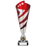 Hurricane Altitude Plastic Cup Silver & Red