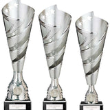 Hurricane Altitude Plastic Cup Silver - Trophies - Prudhoe Rosettes