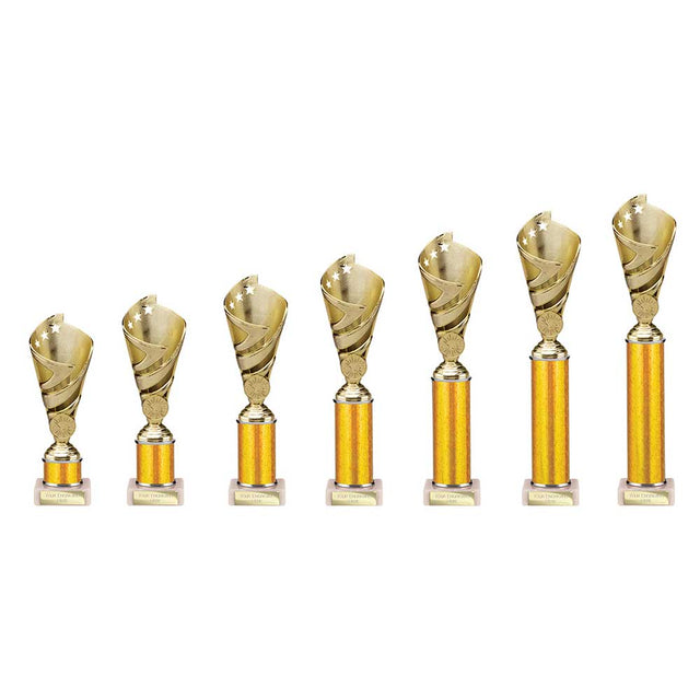 Hurricane Multisport Plastic Tube Cup Go - Trophies - Prudhoe Rosettes