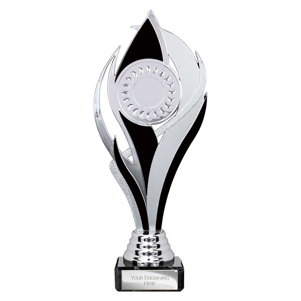 Volcano Trophy Silver & Black