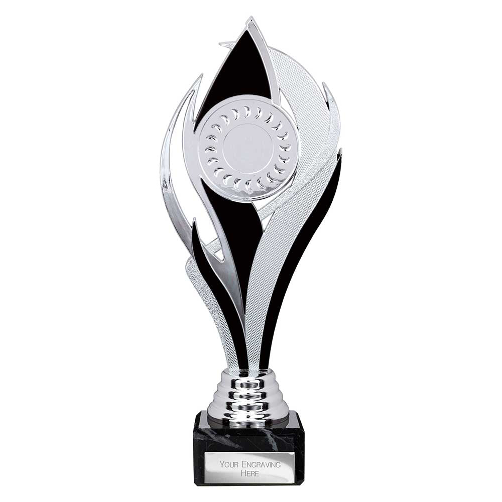 Volcano Trophy Silver & Black