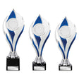 Volcano Trophy Silver & Blue - Trophies - Prudhoe Rosettes