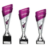 Predator Trophy Silver & Purple - Trophies - Prudhoe Rosettes