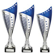 Nebula Trophy Silver & Blue - Trophies - Prudhoe Rosettes